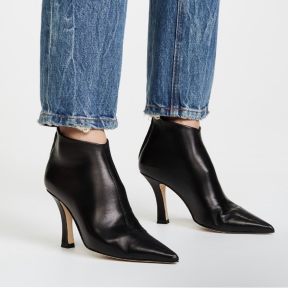Helmut Lang point toe booties size 38.  Worn twice. Paid $695. Great condition.